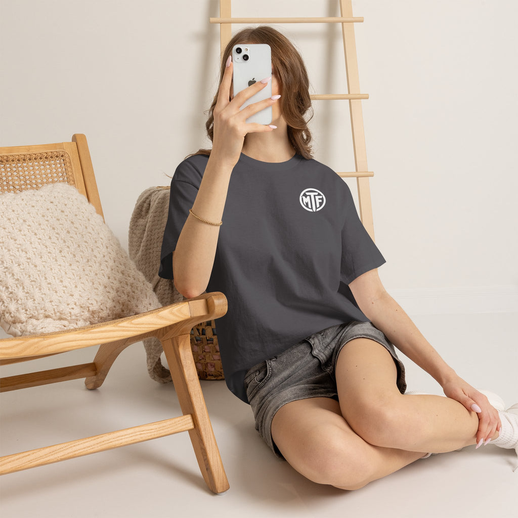 Moore Than Fitness Logo T‑Shirt — Gym Tee with MTF Emblem