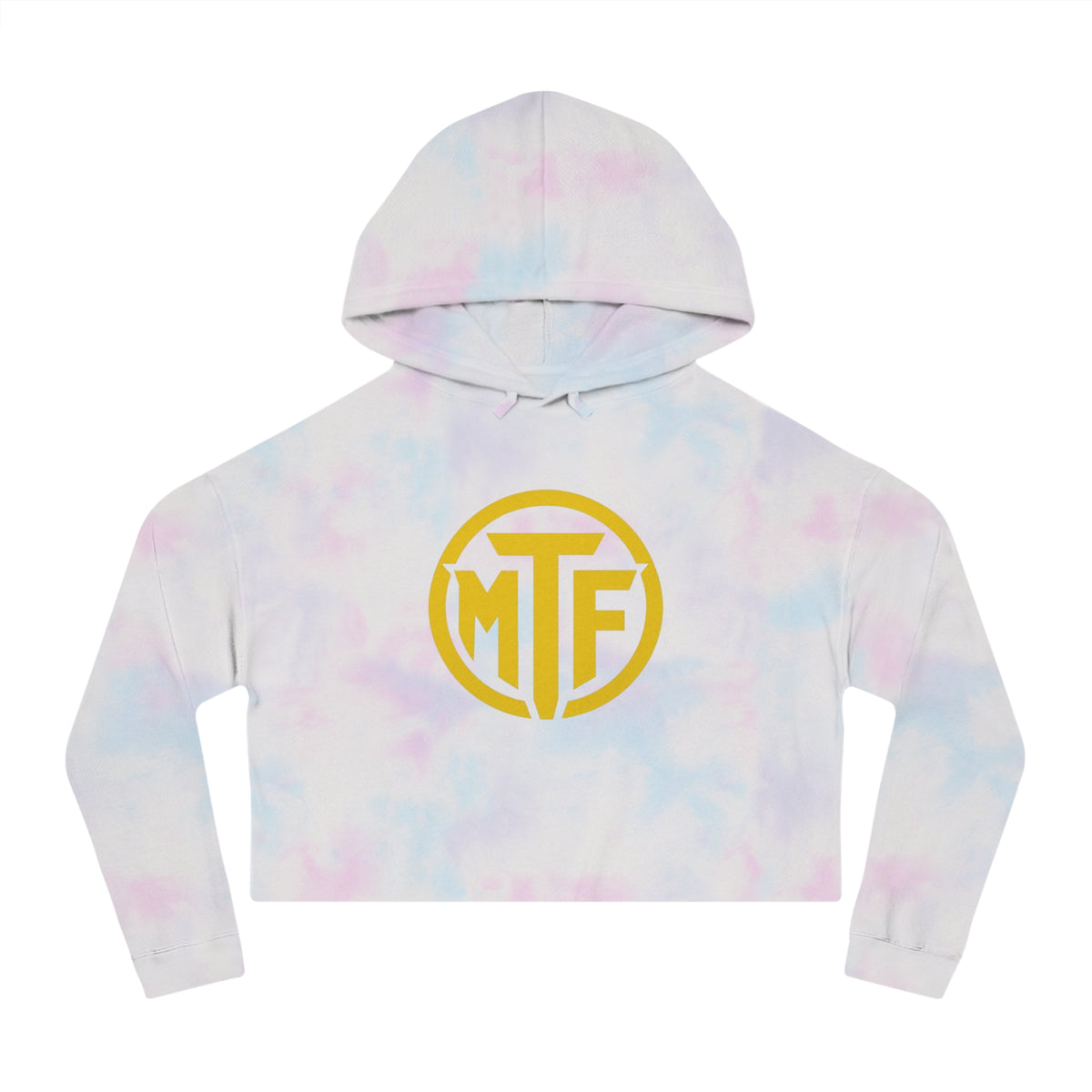 Moore Fitness Cropped Hoodie — "Protect Your Peace, Pursue Your Progress" Women's Athletic Hoodie
