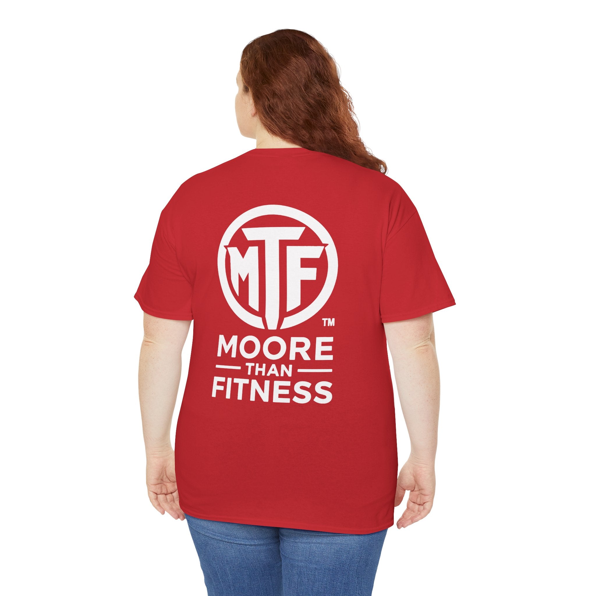 Moore Than Fitness Logo T‑Shirt — Gym Tee with MTF Emblem