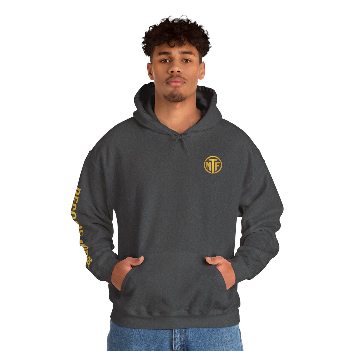 Signature Moore Than Fitness Logo Hoodie — "Become Moore" Sleeve Pullover