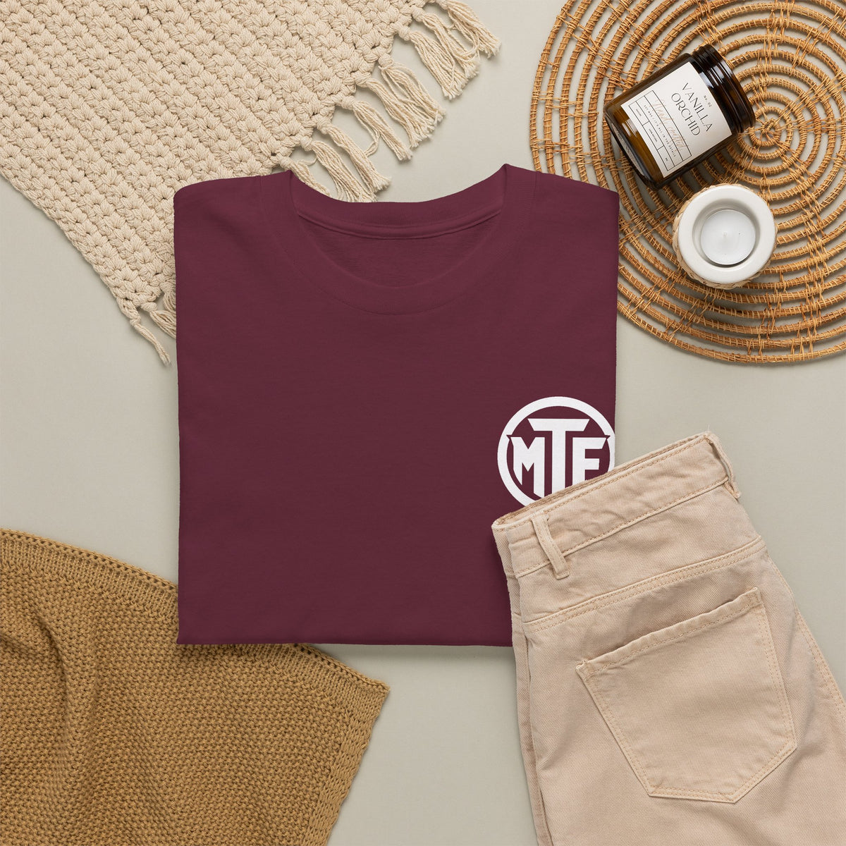 Moore Than Fitness Logo T‑Shirt — Gym Tee with MTF Emblem