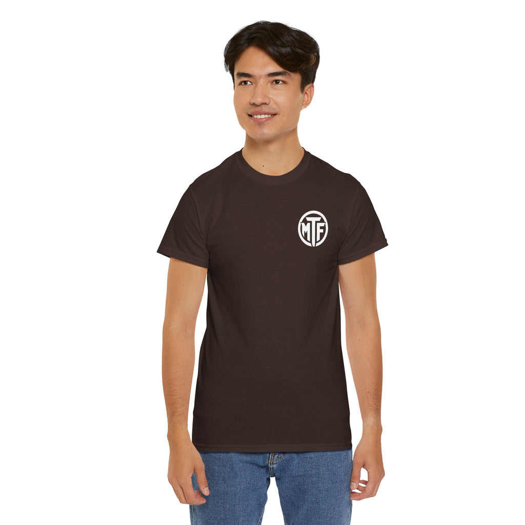 Moore Than Fitness Logo T‑Shirt — Gym Tee with MTF Emblem