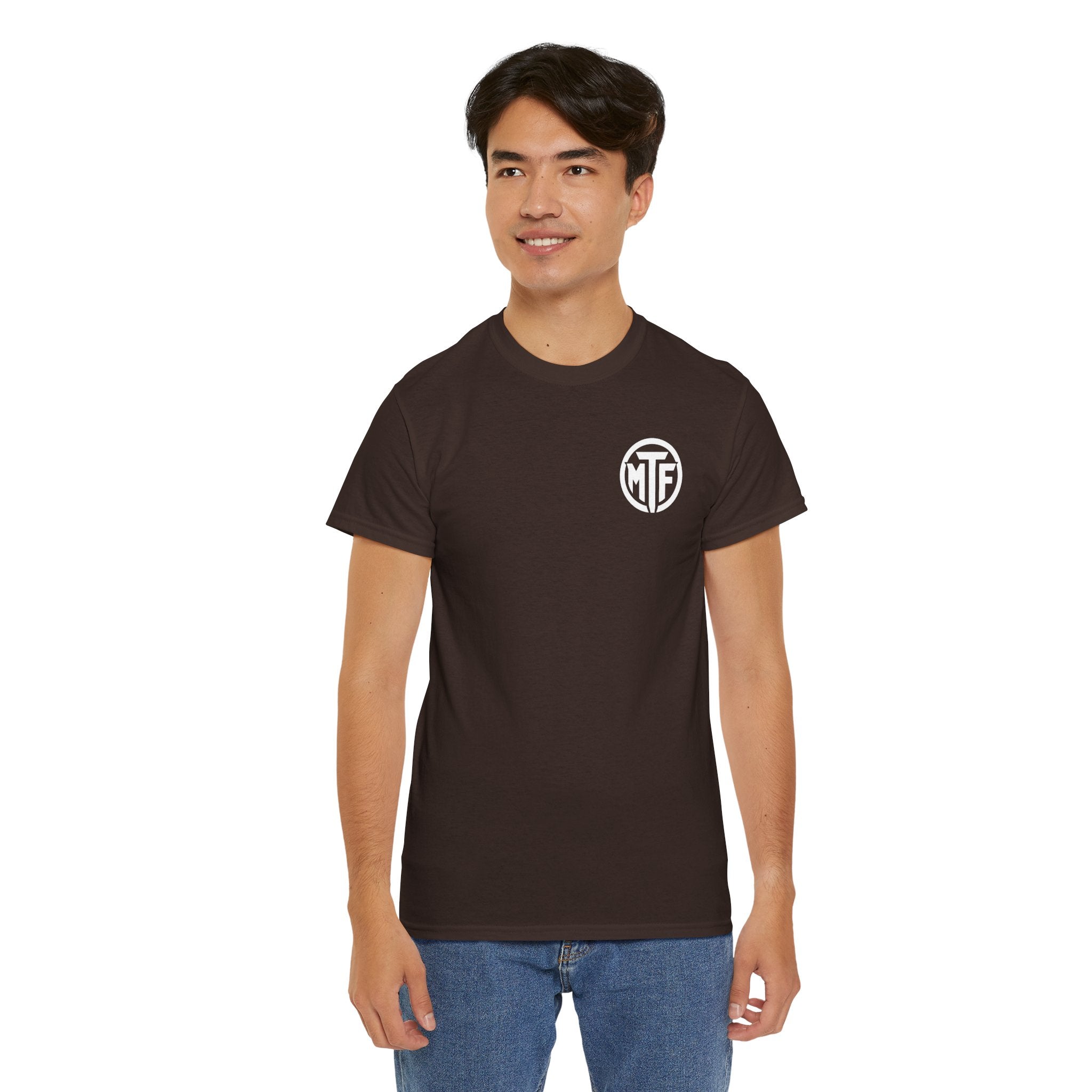 Moore Than Fitness Logo T‑Shirt — Gym Tee with MTF Emblem