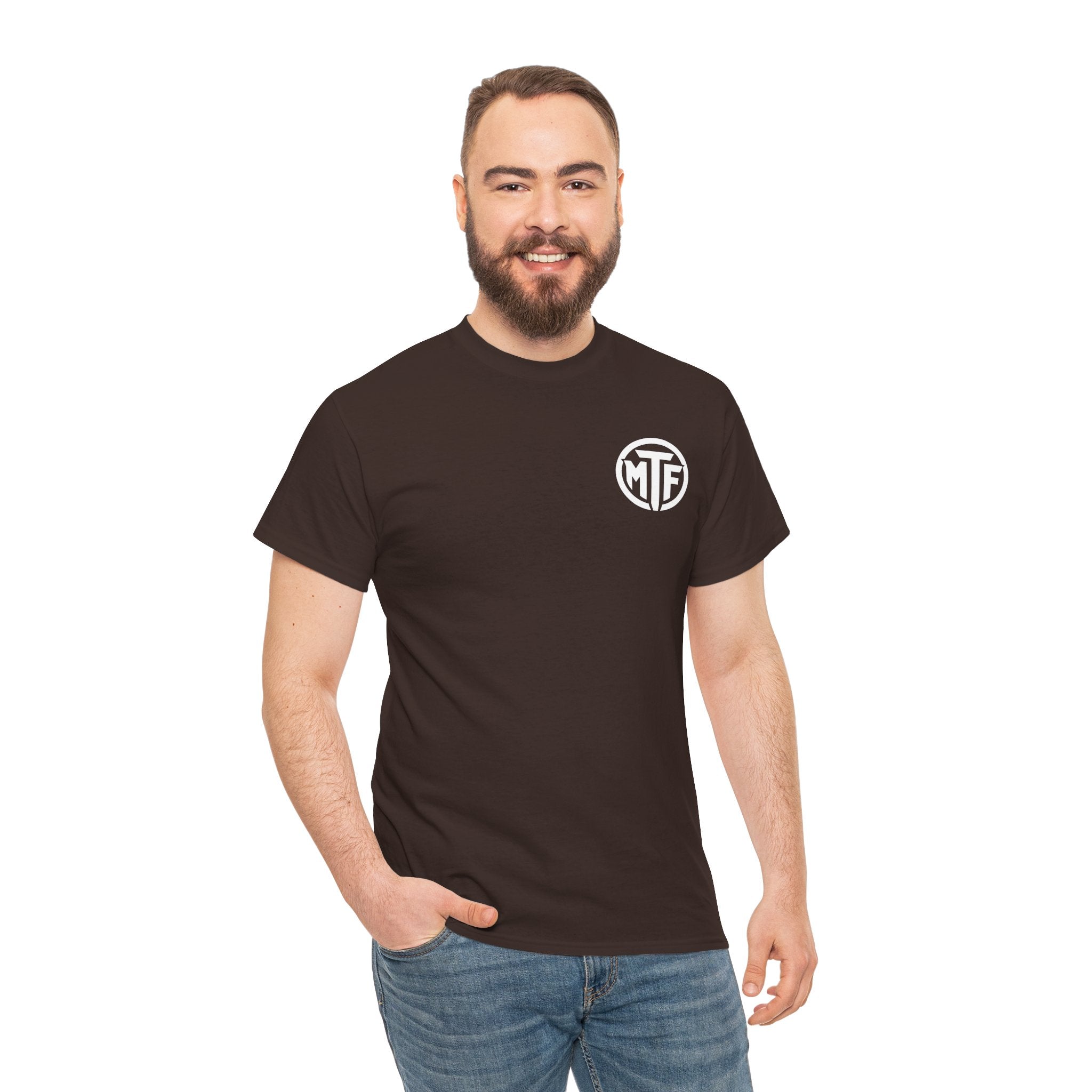Moore Than Fitness Logo T‑Shirt — Gym Tee with MTF Emblem
