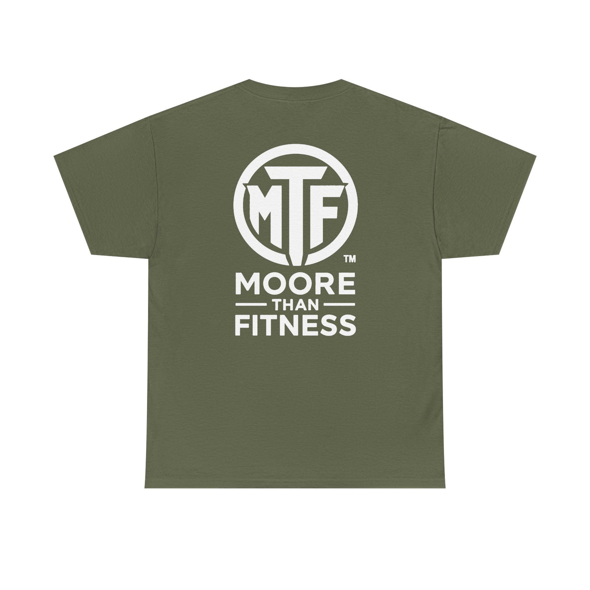 Moore Than Fitness Logo T‑Shirt — Gym Tee with MTF Emblem