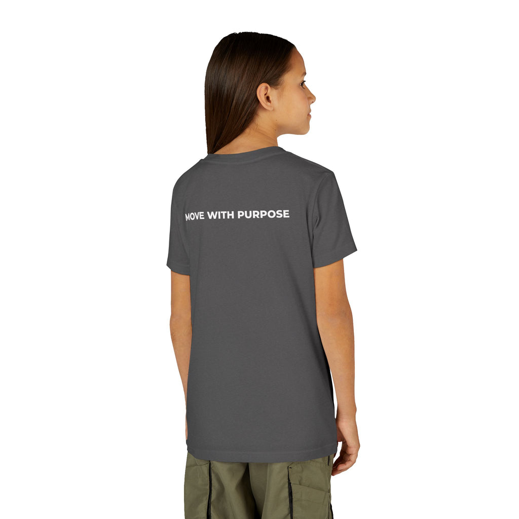 Youth Tee — Moore Than Fitness 'Become Moore' Logo Tee (Move With Purpose)