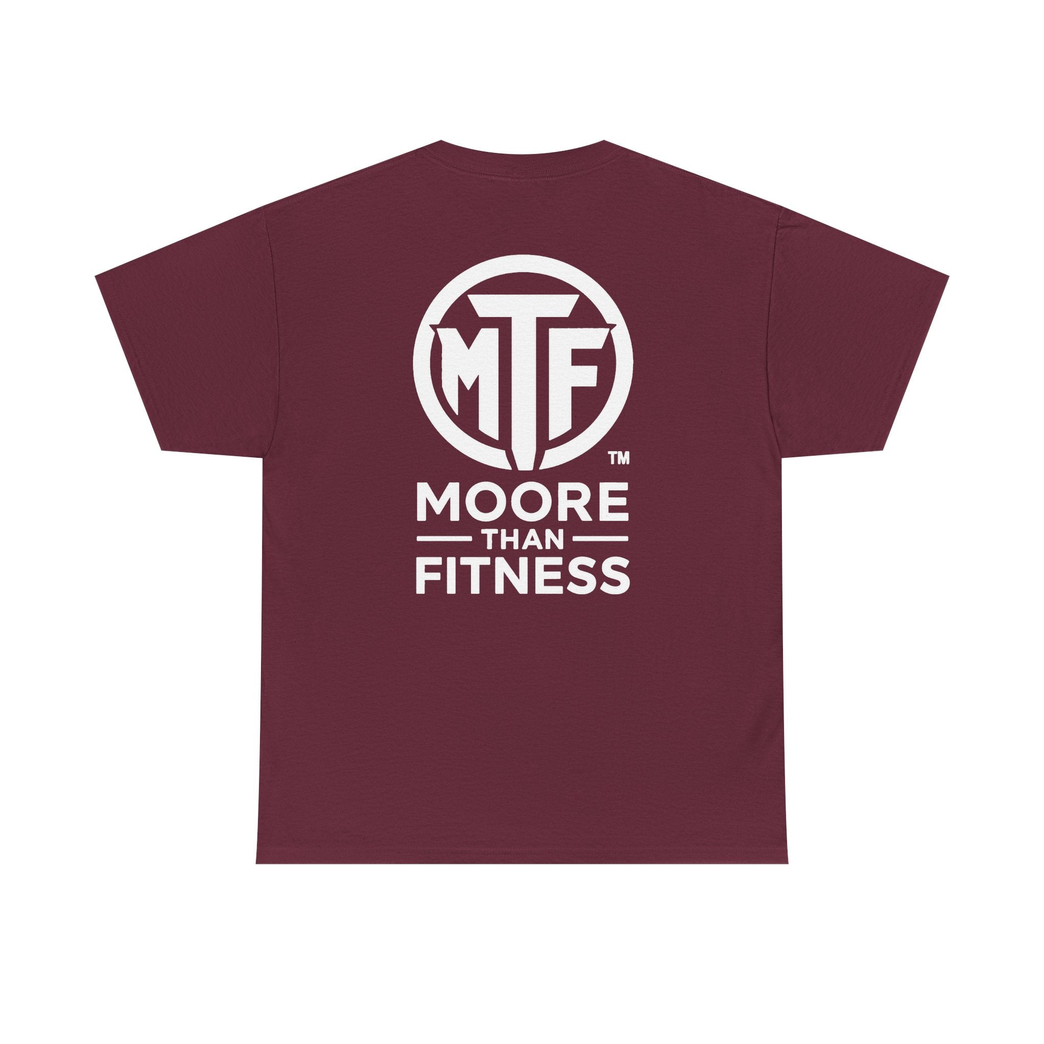 Moore Than Fitness Logo T‑Shirt — Gym Tee with MTF Emblem