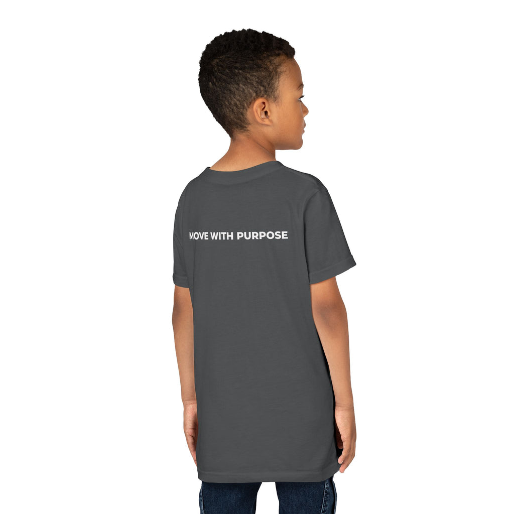 Youth Tee — Moore Than Fitness 'Become Moore' Logo Tee (Move With Purpose)