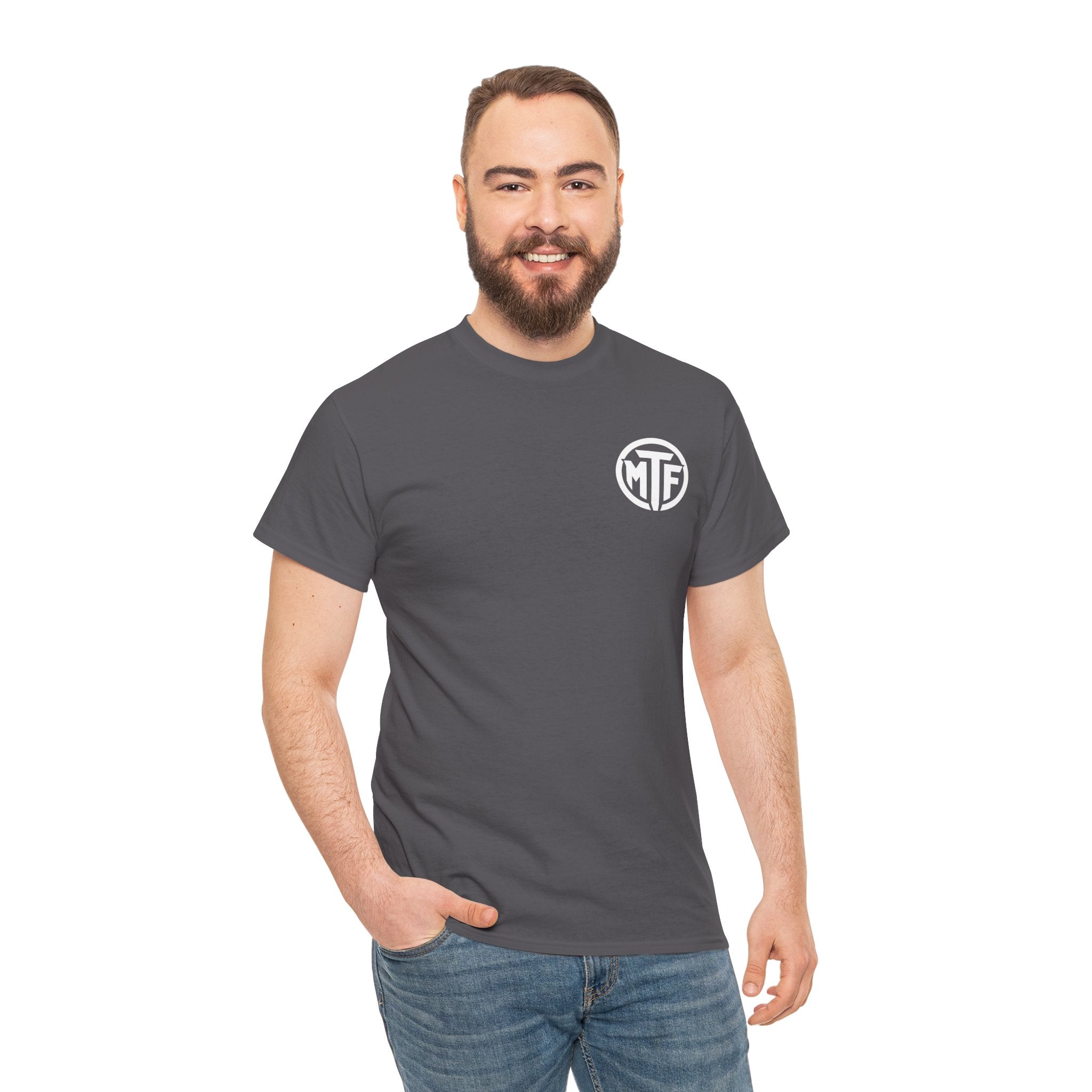 Moore Than Fitness Logo T‑Shirt — Gym Tee with MTF Emblem
