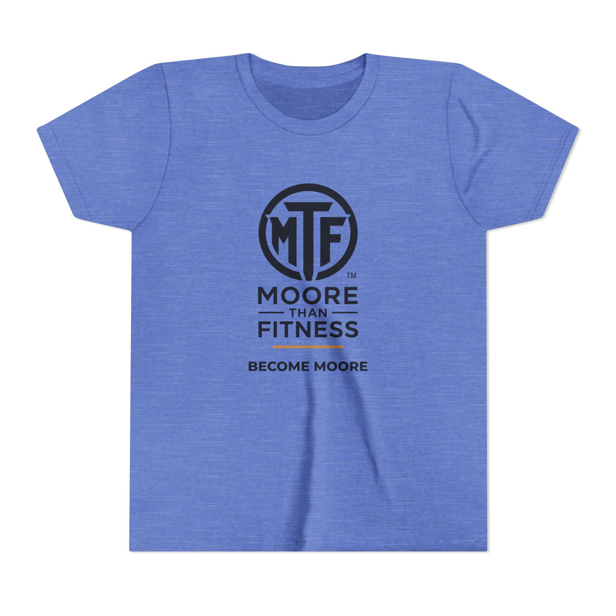 Youth Tee — Moore Than Fitness 'Become Moore' Logo Tee (Move With Purpose)