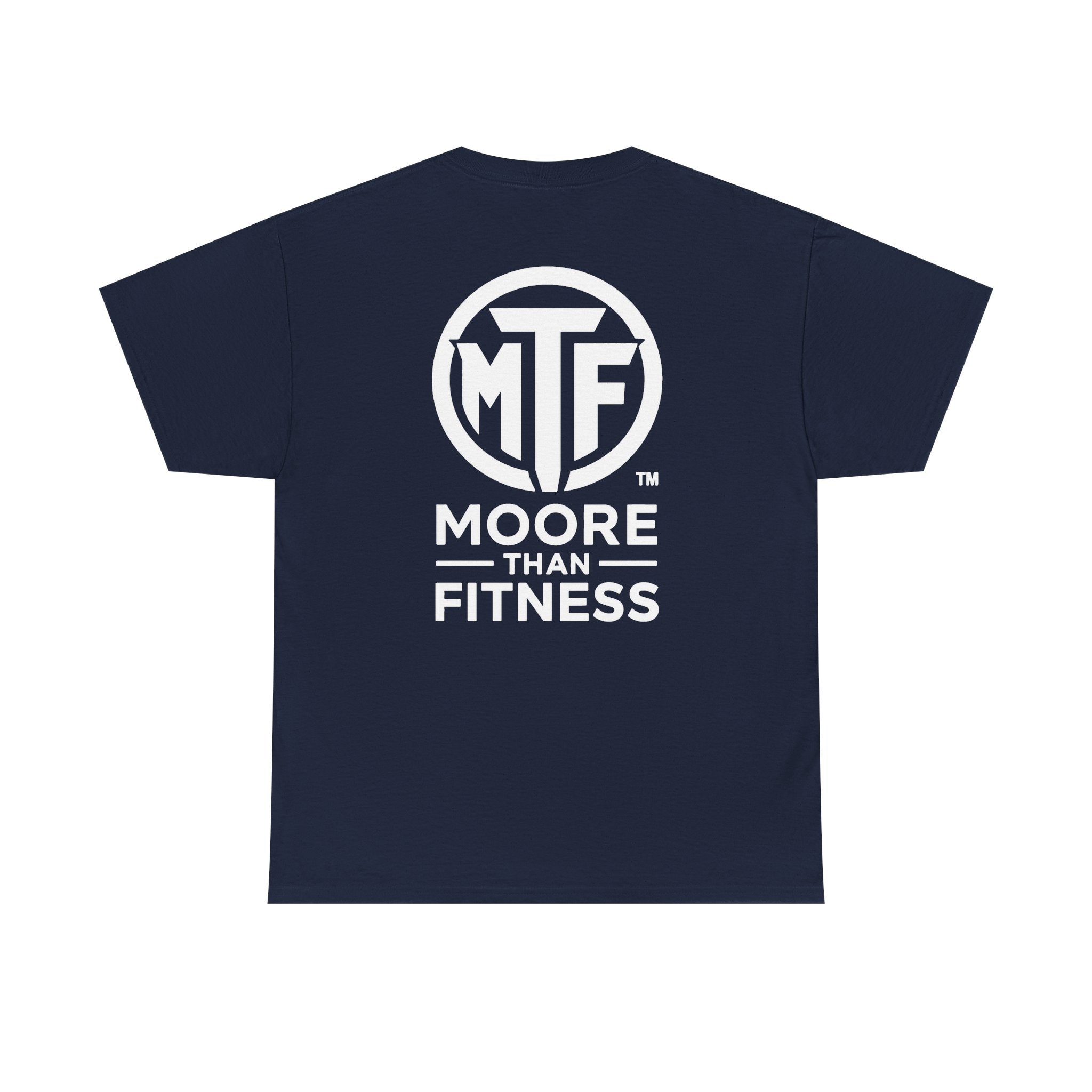 Moore Than Fitness Logo T‑Shirt — Gym Tee with MTF Emblem