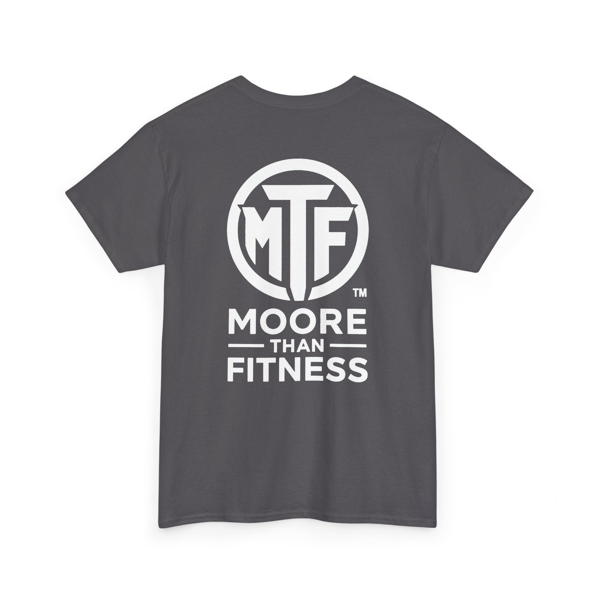Moore Than Fitness Logo T‑Shirt — Gym Tee with MTF Emblem