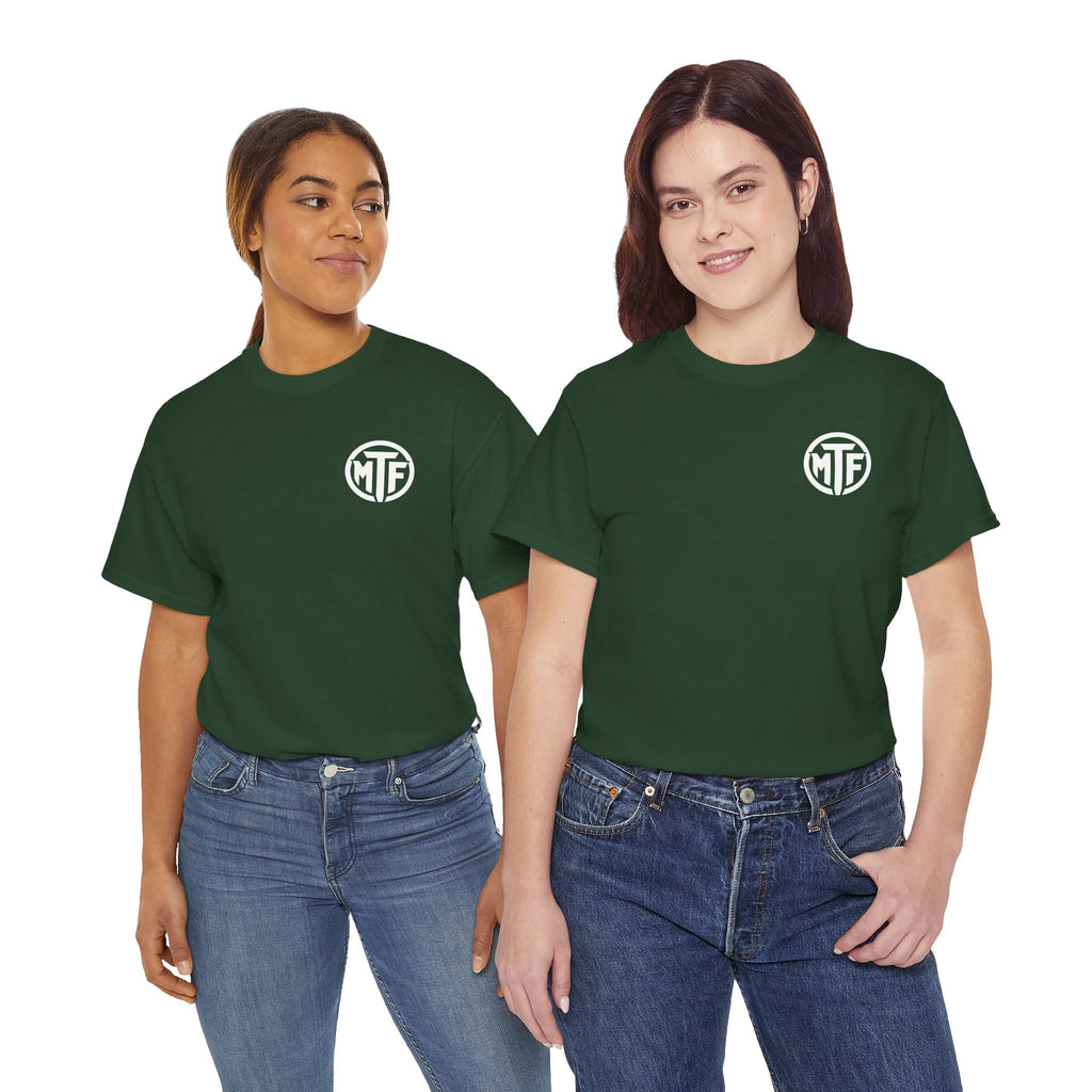 Moore Than Fitness Logo T‑Shirt — Gym Tee with MTF Emblem