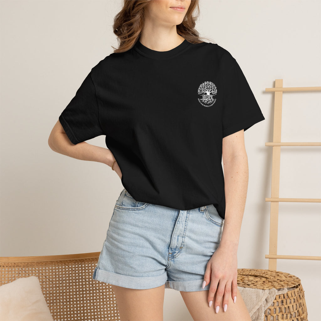 Hope Tree T-Shirt — "Help Our People Everywhere" Comfort Tee