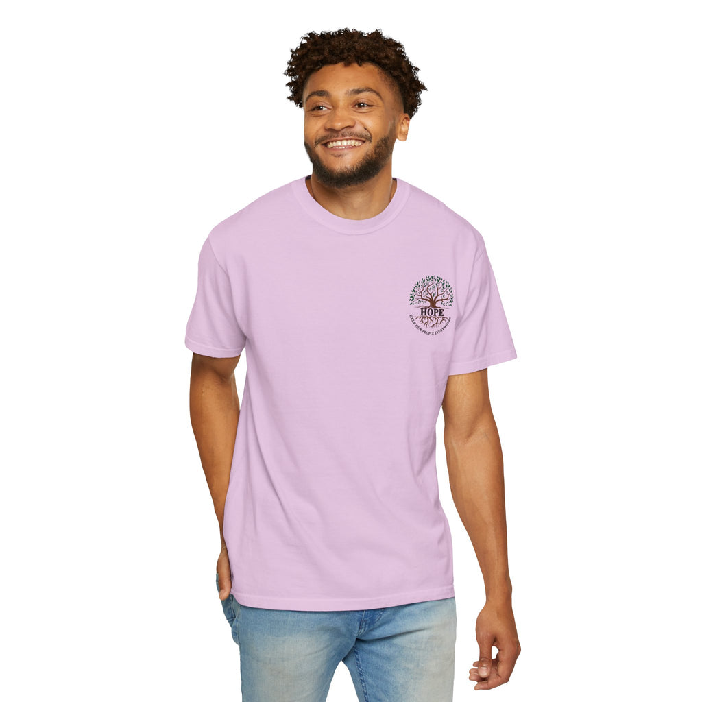 Hope Tree T-Shirt — "Help Our People Everywhere" Comfort Tee