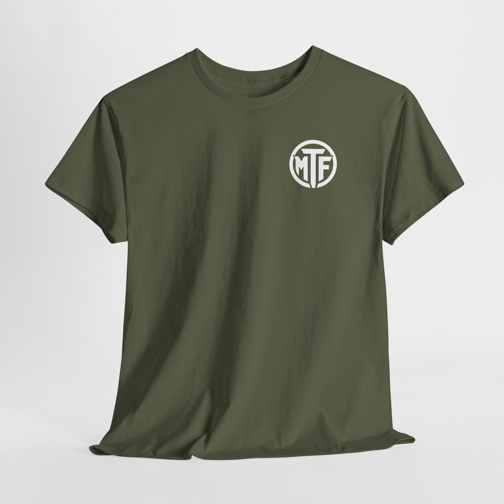 Moore Than Fitness Logo T‑Shirt — Gym Tee with MTF Emblem
