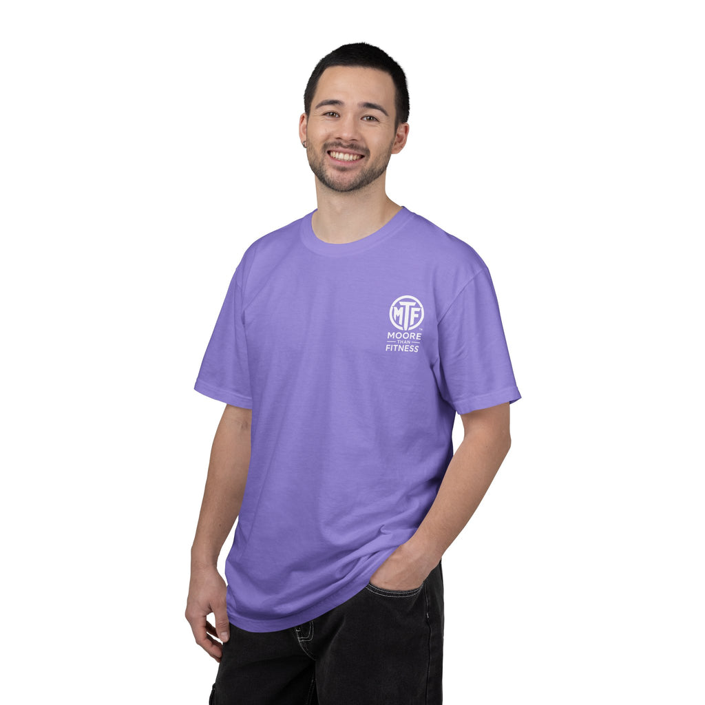 Discipline Builds Strength Purpose Builds Legacy T-Shirt — Moore Fitness Motivational Tee