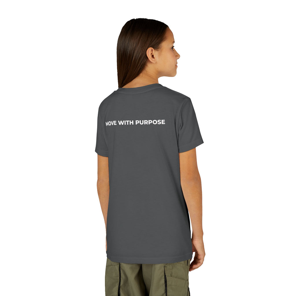 Youth Tee — Moore Than Fitness 'Become Moore' Logo Tee (Move With Purpose)