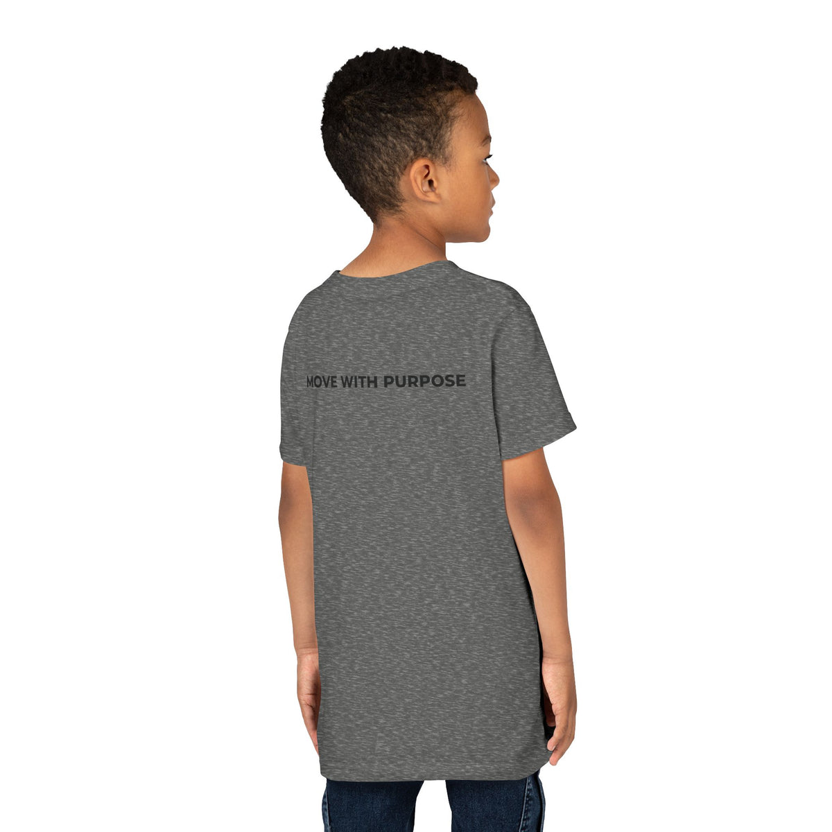 Youth Tee — Moore Than Fitness 'Become Moore' Logo Tee (Move With Purpose)