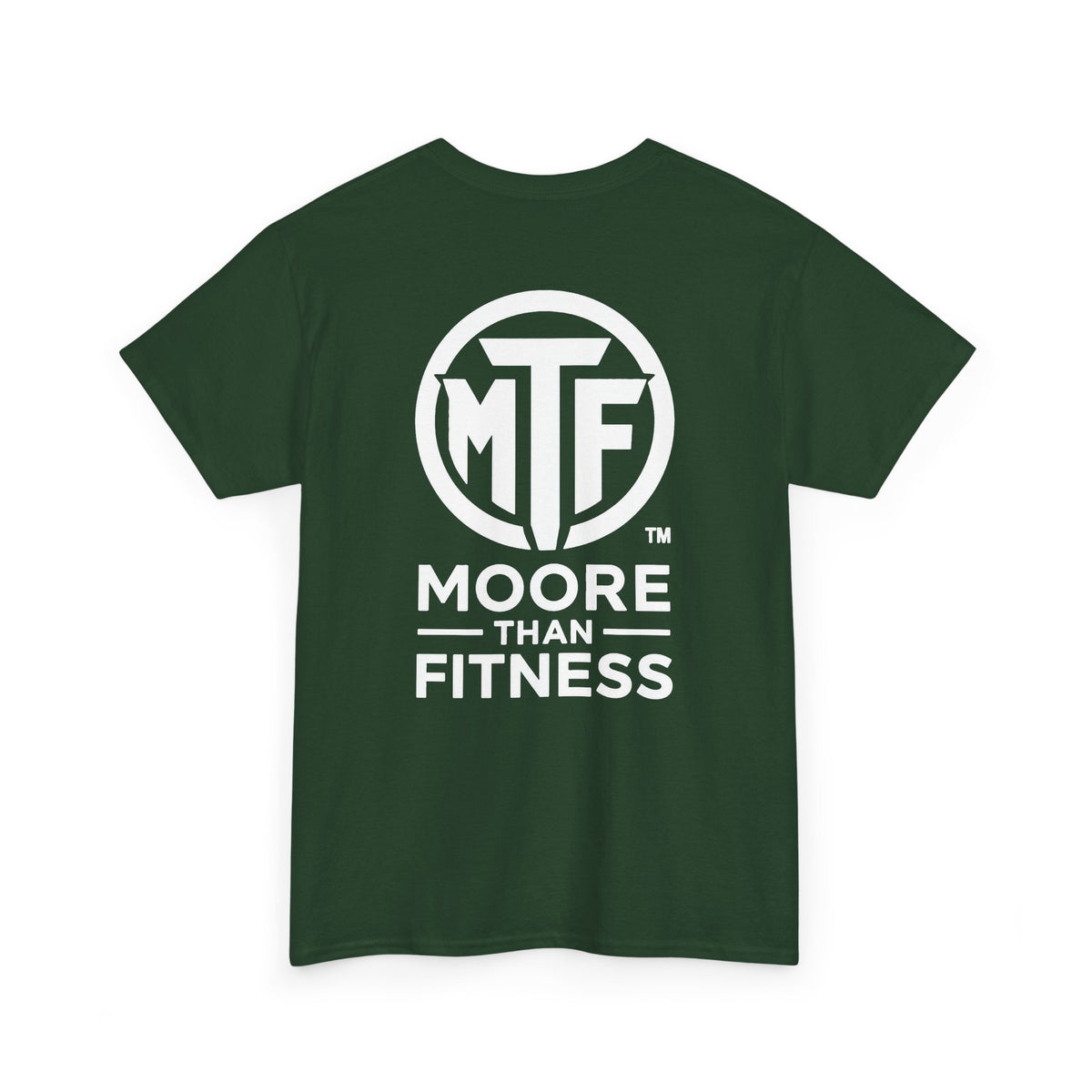 Moore Than Fitness Logo T‑Shirt — Gym Tee with MTF Emblem