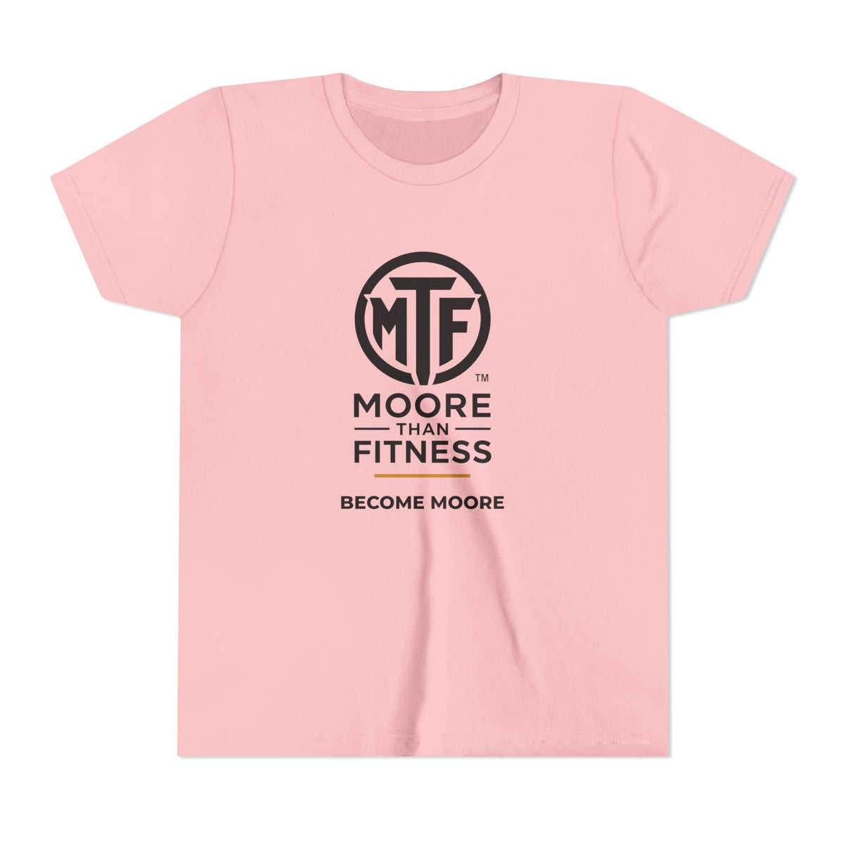Youth Tee — Moore Than Fitness 'Become Moore' Logo Tee (Move With Purpose)