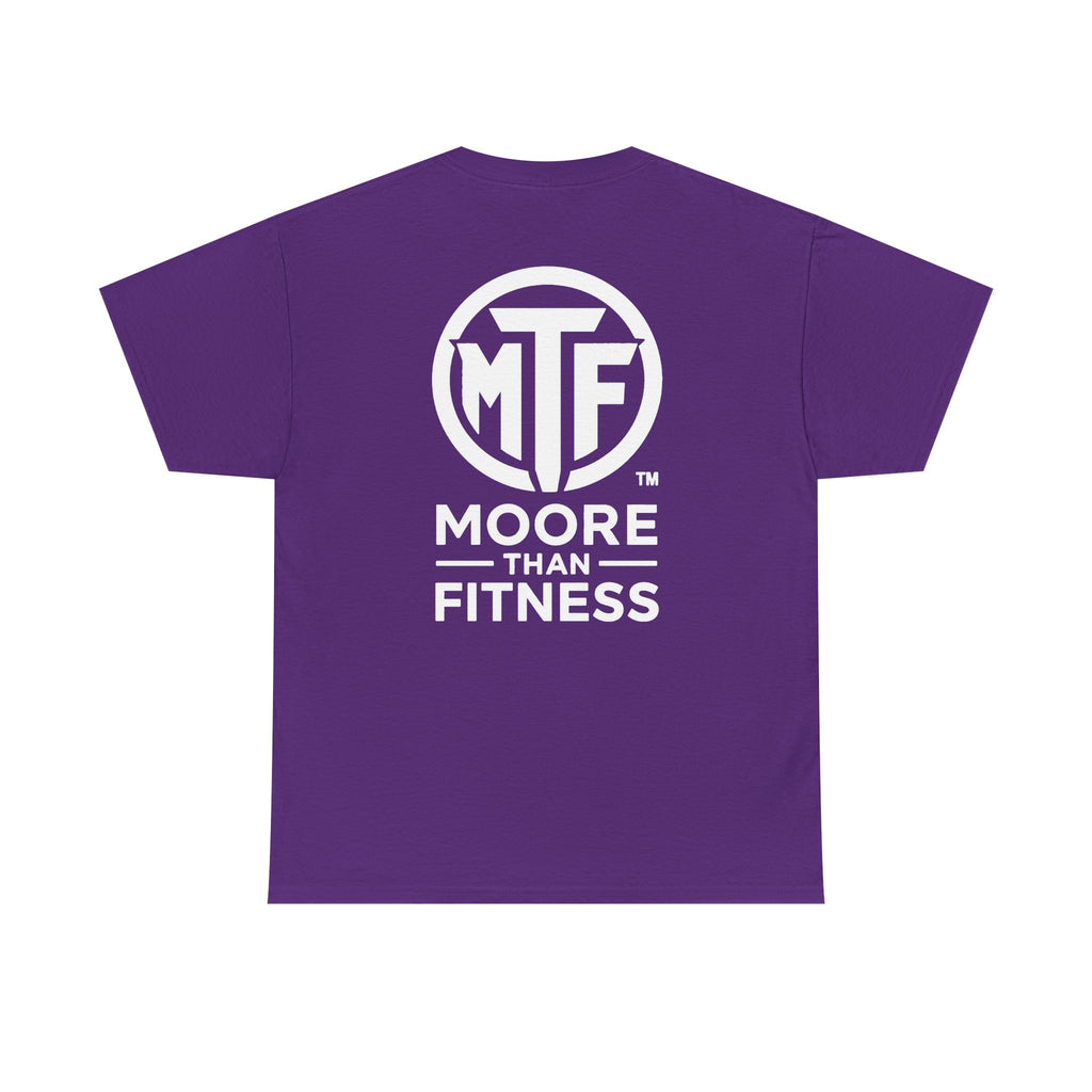 Moore Than Fitness Logo T‑Shirt — Gym Tee with MTF Emblem