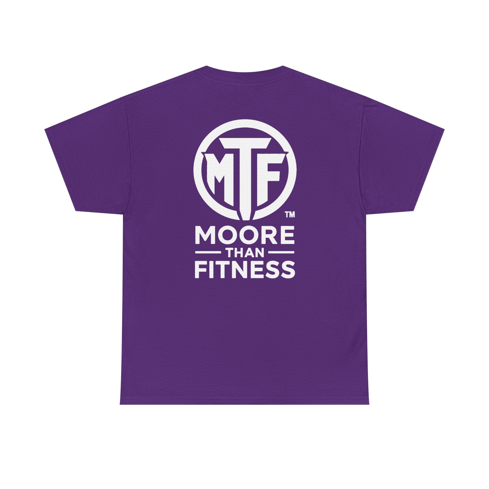 Moore Than Fitness Logo T‑Shirt — Gym Tee with MTF Emblem