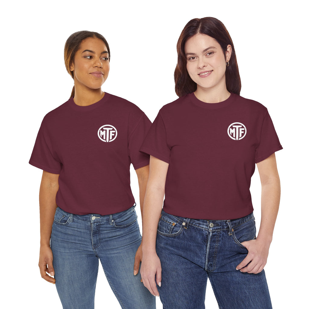 Moore Than Fitness Logo T‑Shirt — Gym Tee with MTF Emblem