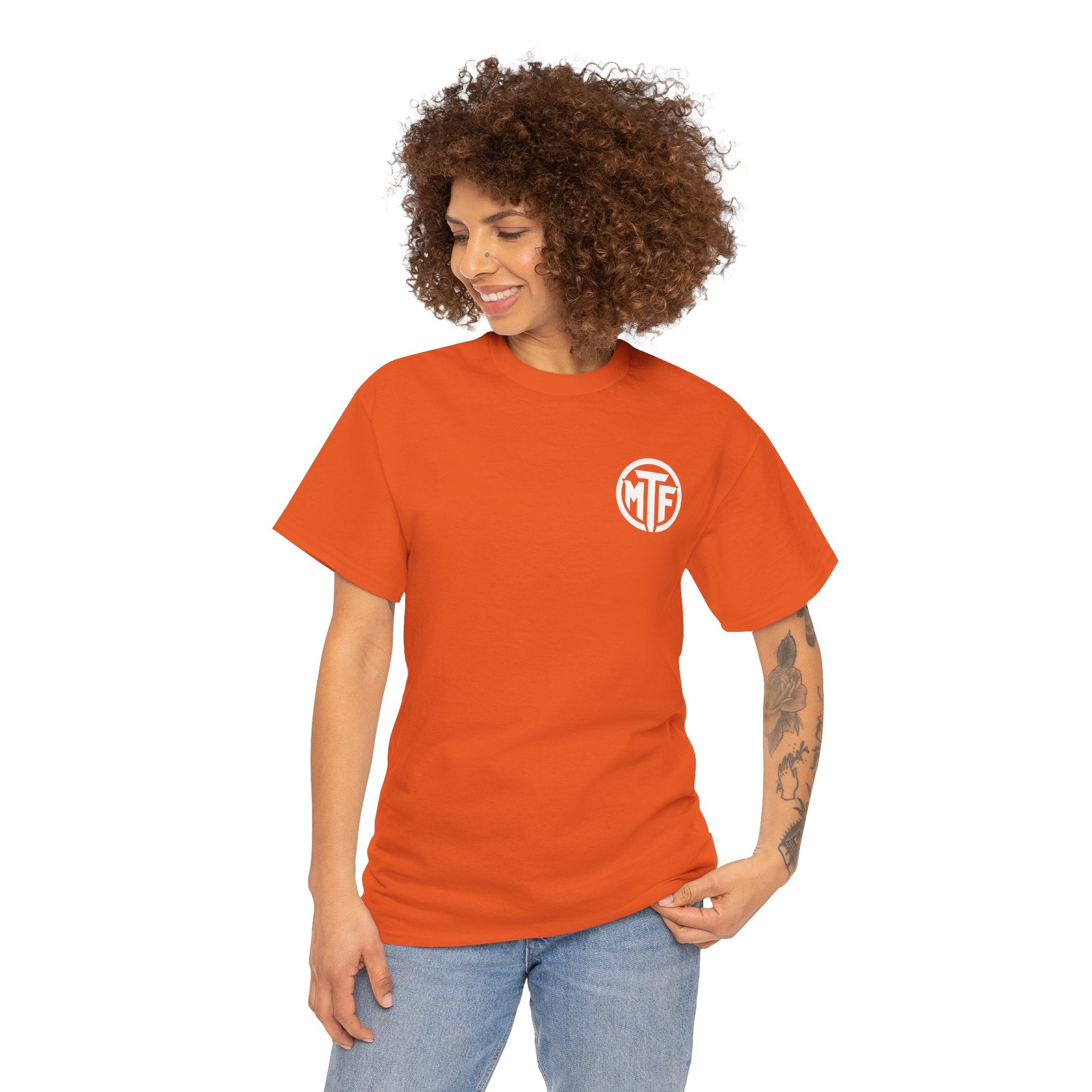 Moore Than Fitness Logo T‑Shirt — Gym Tee with MTF Emblem