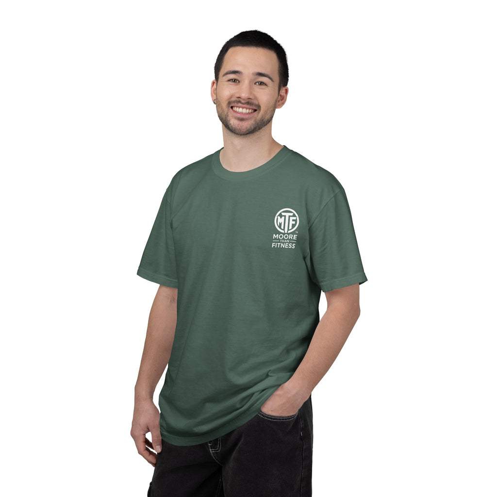 Discipline Builds Strength Purpose Builds Legacy T-Shirt — Moore Fitness Motivational Tee