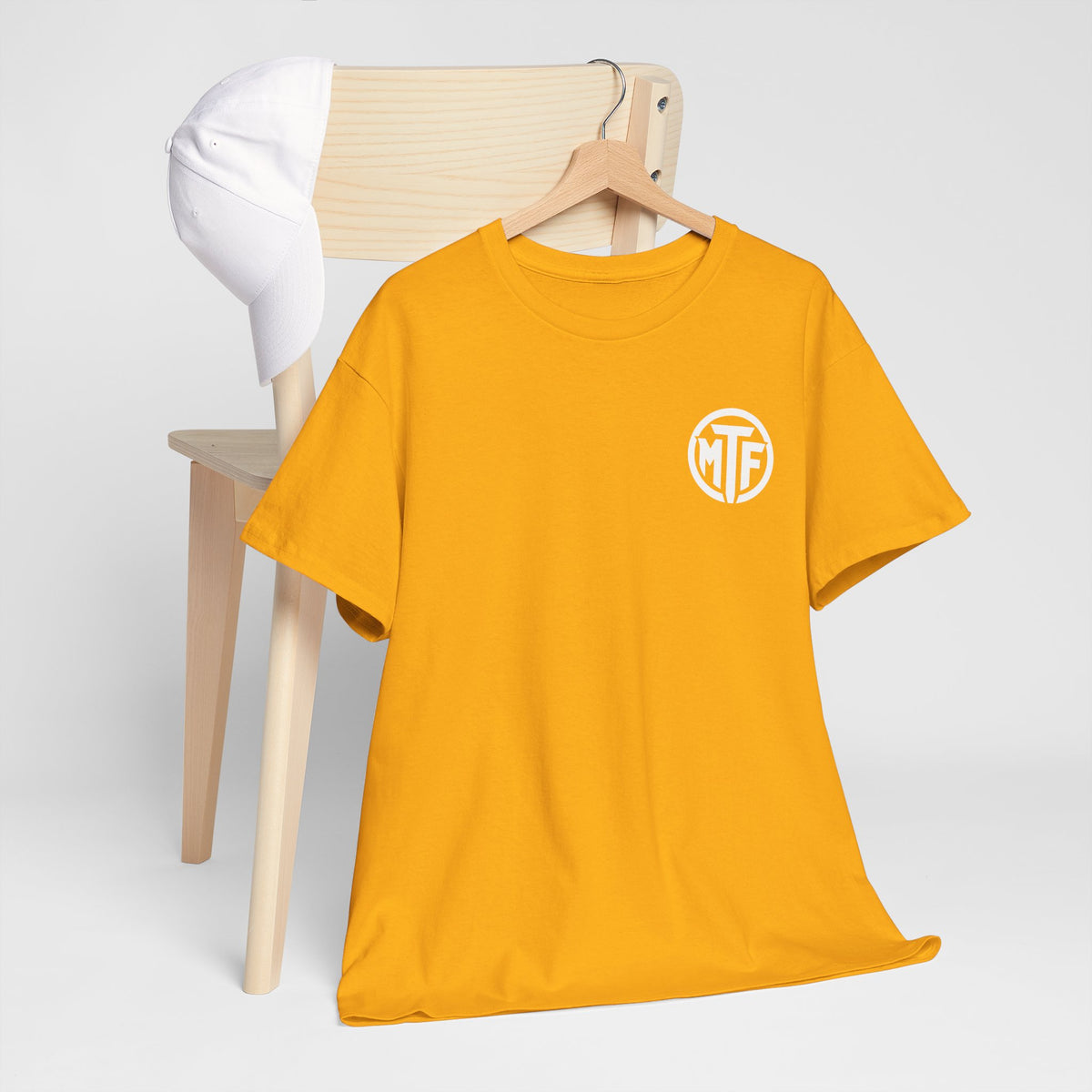 Moore Than Fitness Logo T‑Shirt — Gym Tee with MTF Emblem