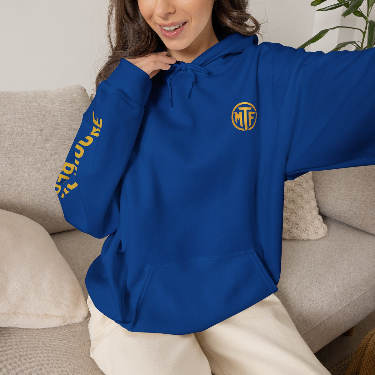Signature Moore Than Fitness Logo Hoodie — "Become Moore" Sleeve Pullover