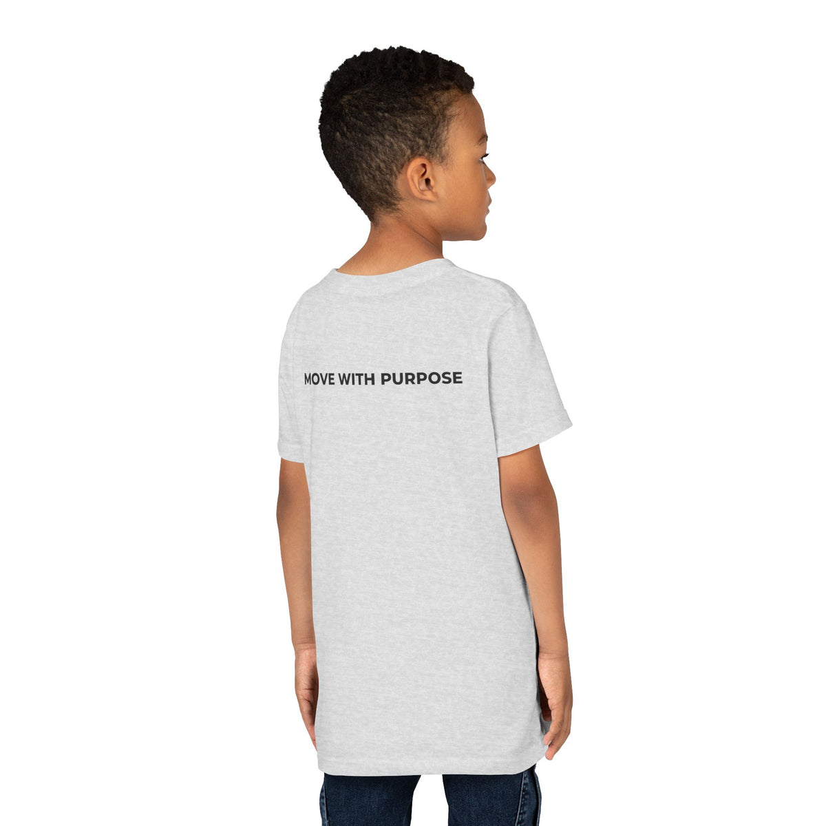Youth Tee — Moore Than Fitness 'Become Moore' Logo Tee (Move With Purpose)