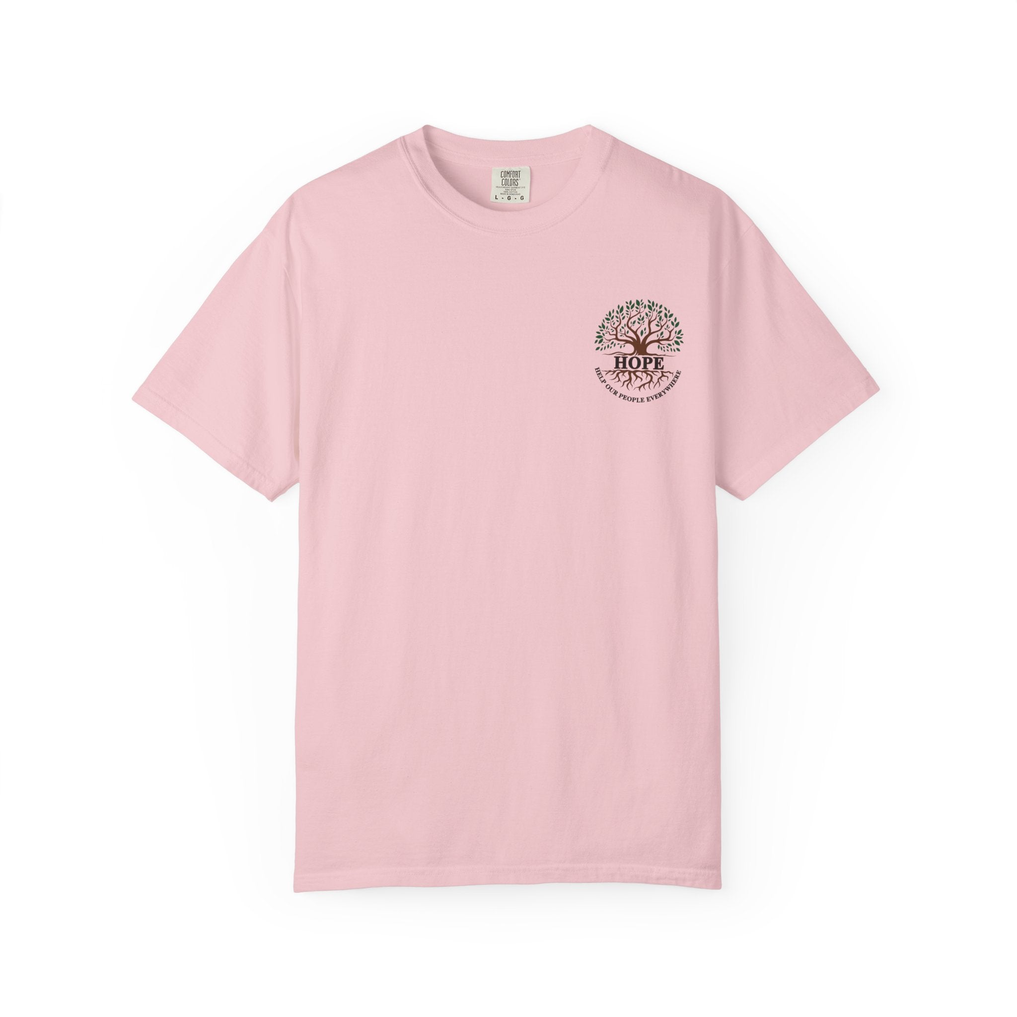 Hope Tree T-Shirt — "Help Our People Everywhere" Comfort Tee