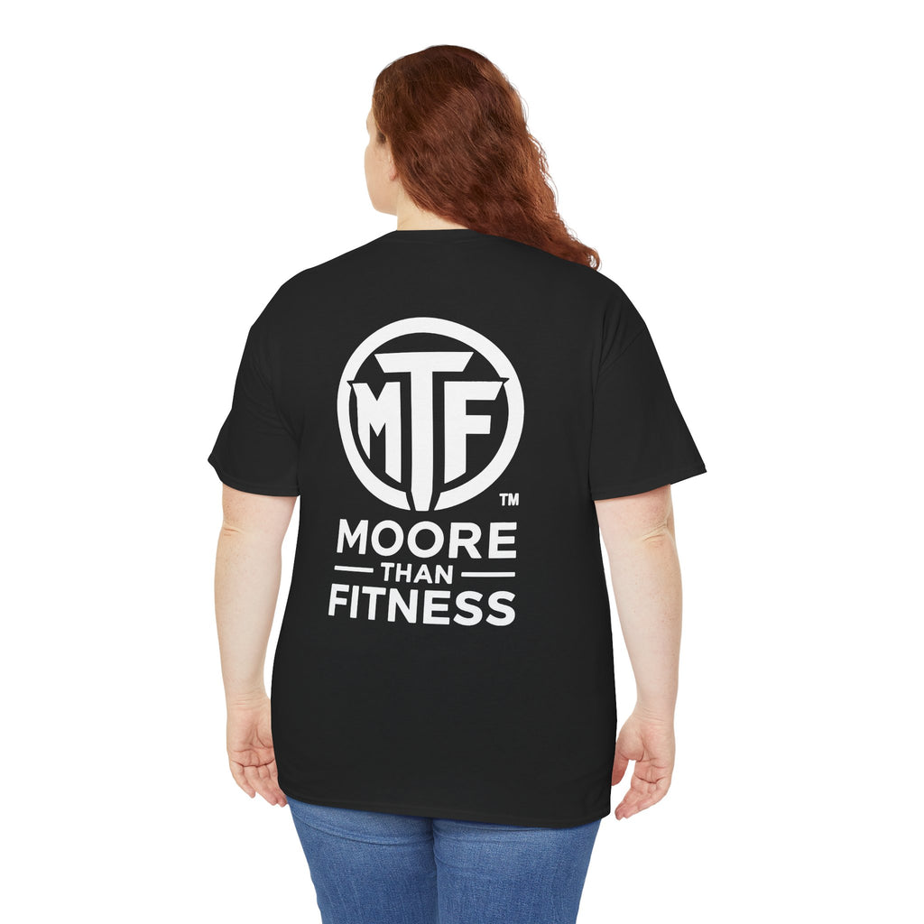 Moore Than Fitness Logo T‑Shirt — Gym Tee with MTF Emblem