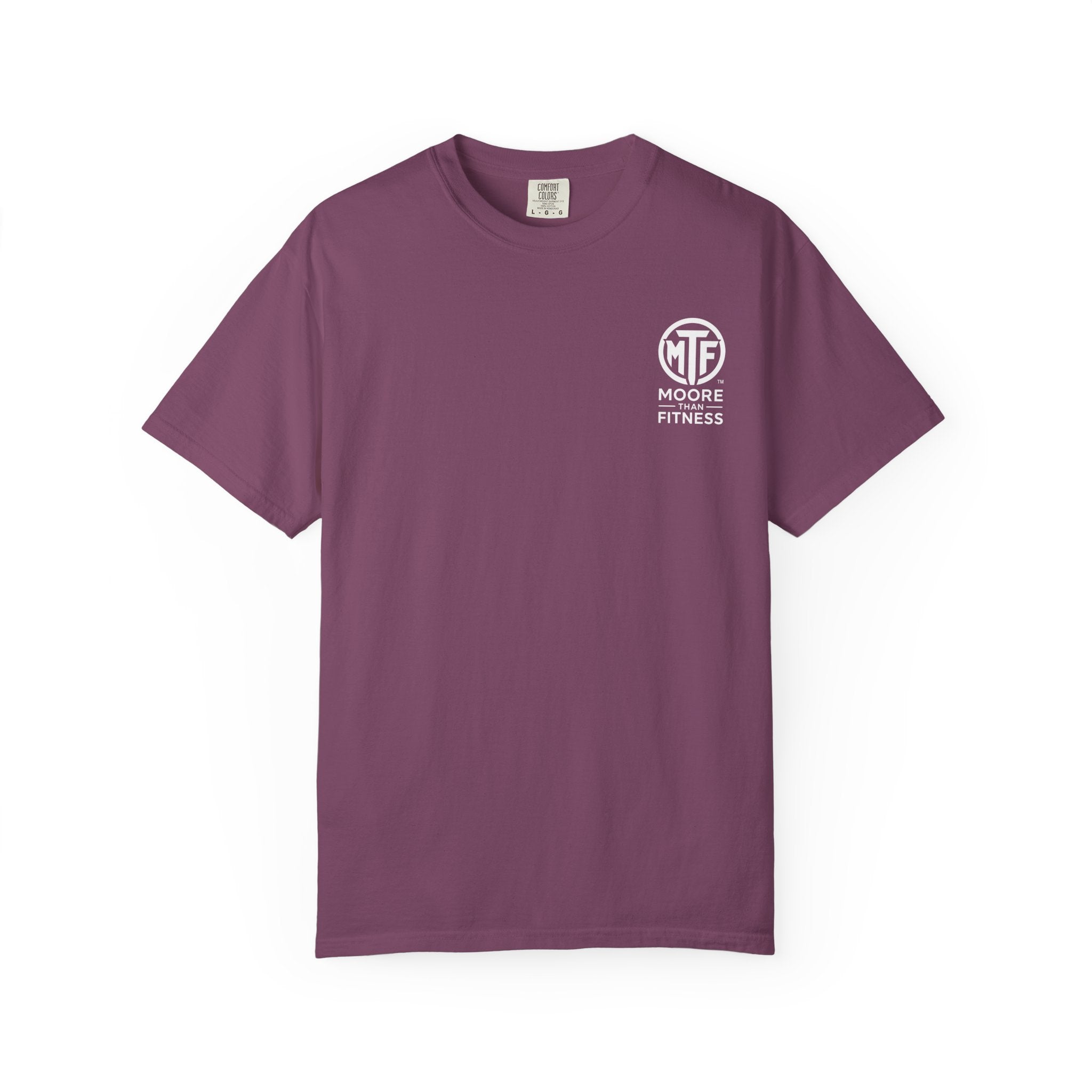 Discipline Builds Strength Purpose Builds Legacy T-Shirt — Moore Fitness Motivational Tee