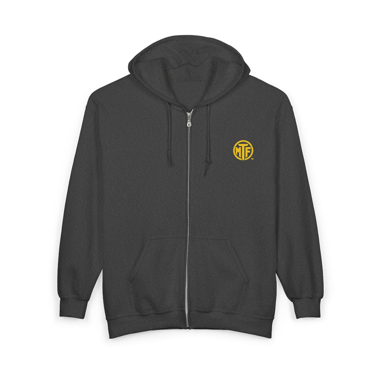 Become Moore Zip Hoodie — "Become Moore" Fitness Full-Zip Hooded Sweatshirt