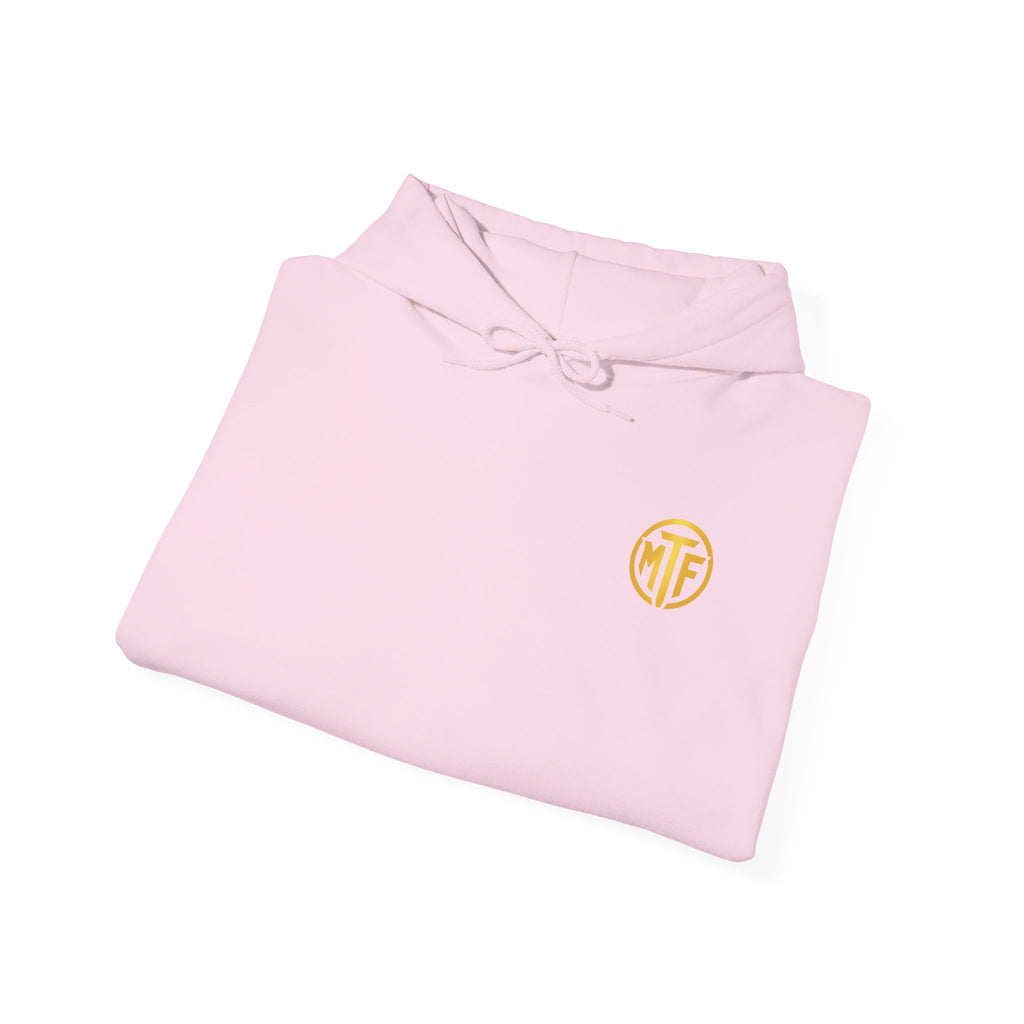 Signature Moore Than Fitness Logo Hoodie — "Become Moore" Sleeve Pullover