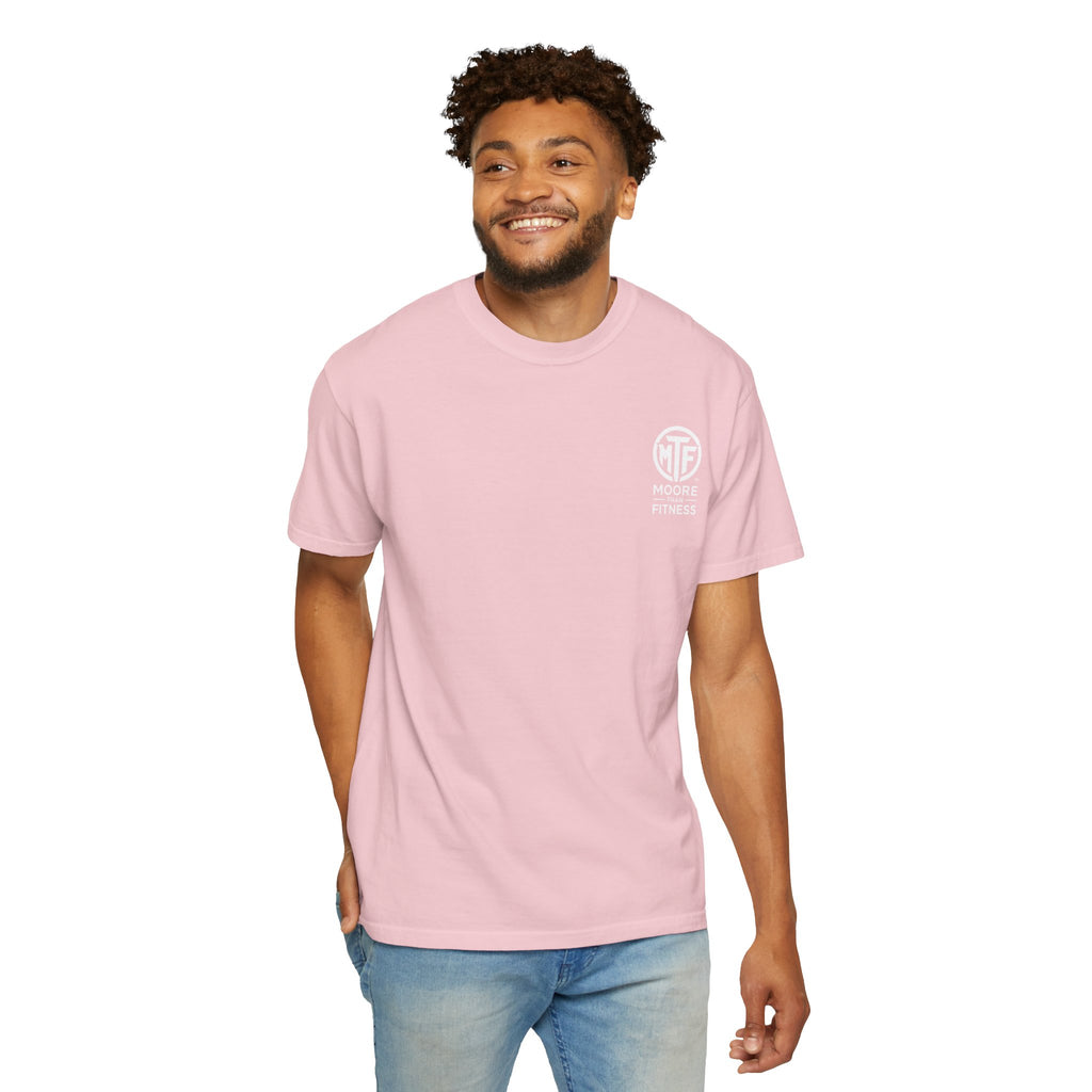 Discipline Builds Strength Purpose Builds Legacy T-Shirt — Moore Fitness Motivational Tee