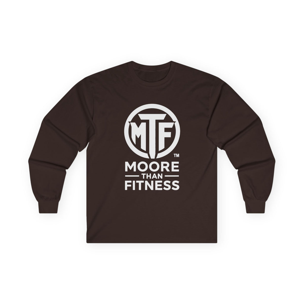 Moore Than Fitness Long Sleeve Tee — MTF Logo Athletic Shirt