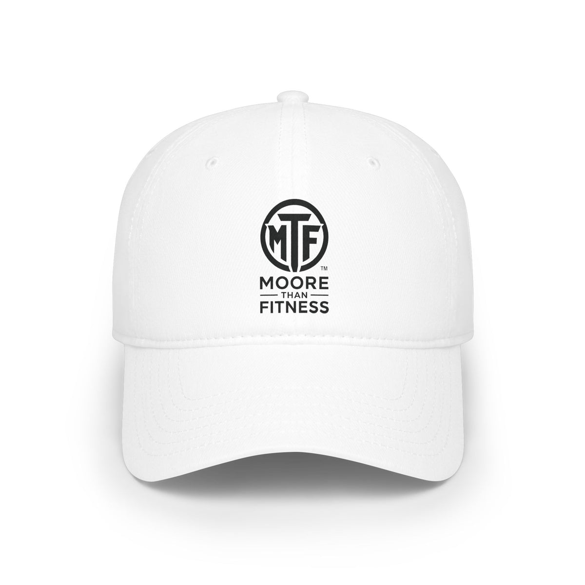 Moore Fitness Low Profile Baseball Cap — WTF Logo Embroidered Hat