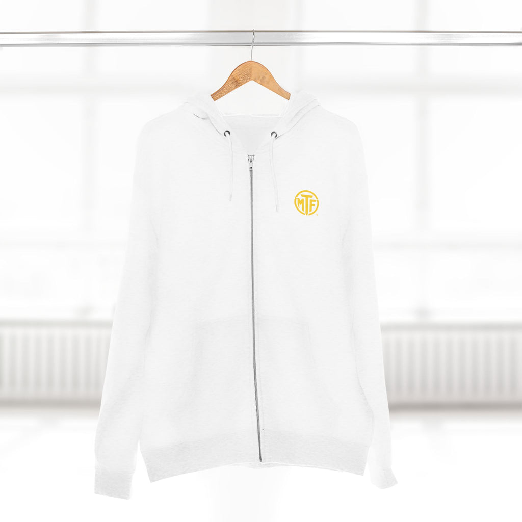Move With Purpose Zip Hoodie — Moore Than Fitness Logo Fitness Hoodie