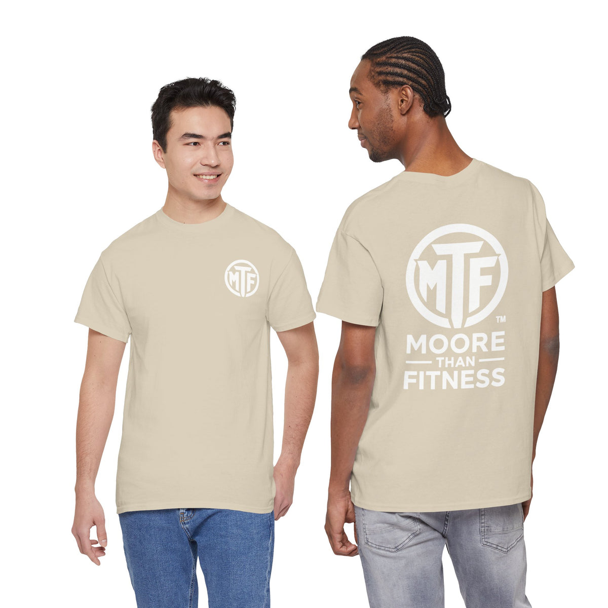 Moore Than Fitness Logo T‑Shirt — Gym Tee with MTF Emblem