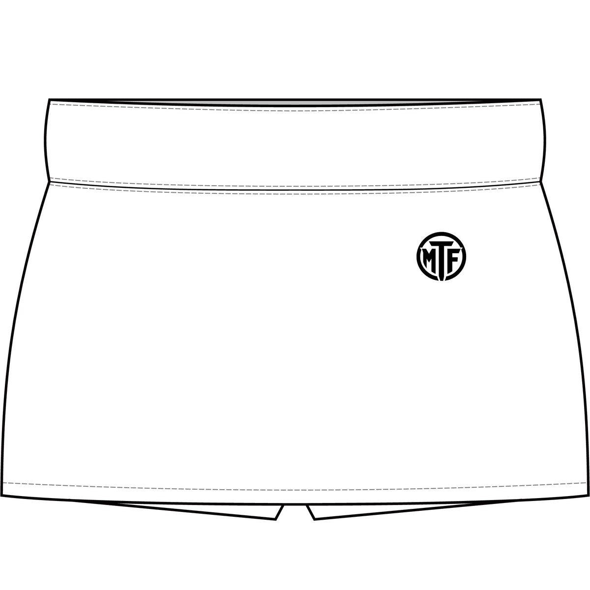 Women's Repeat Skort – Athletic Tennis Skirt with "Always Becoming Moore" Waistband