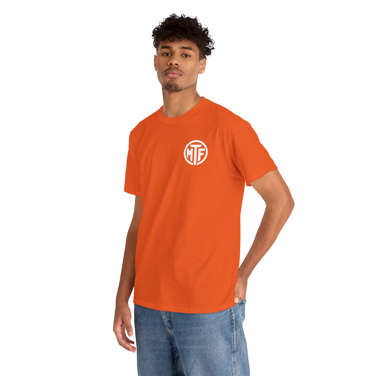 Moore Than Fitness Logo T‑Shirt — Gym Tee with MTF Emblem