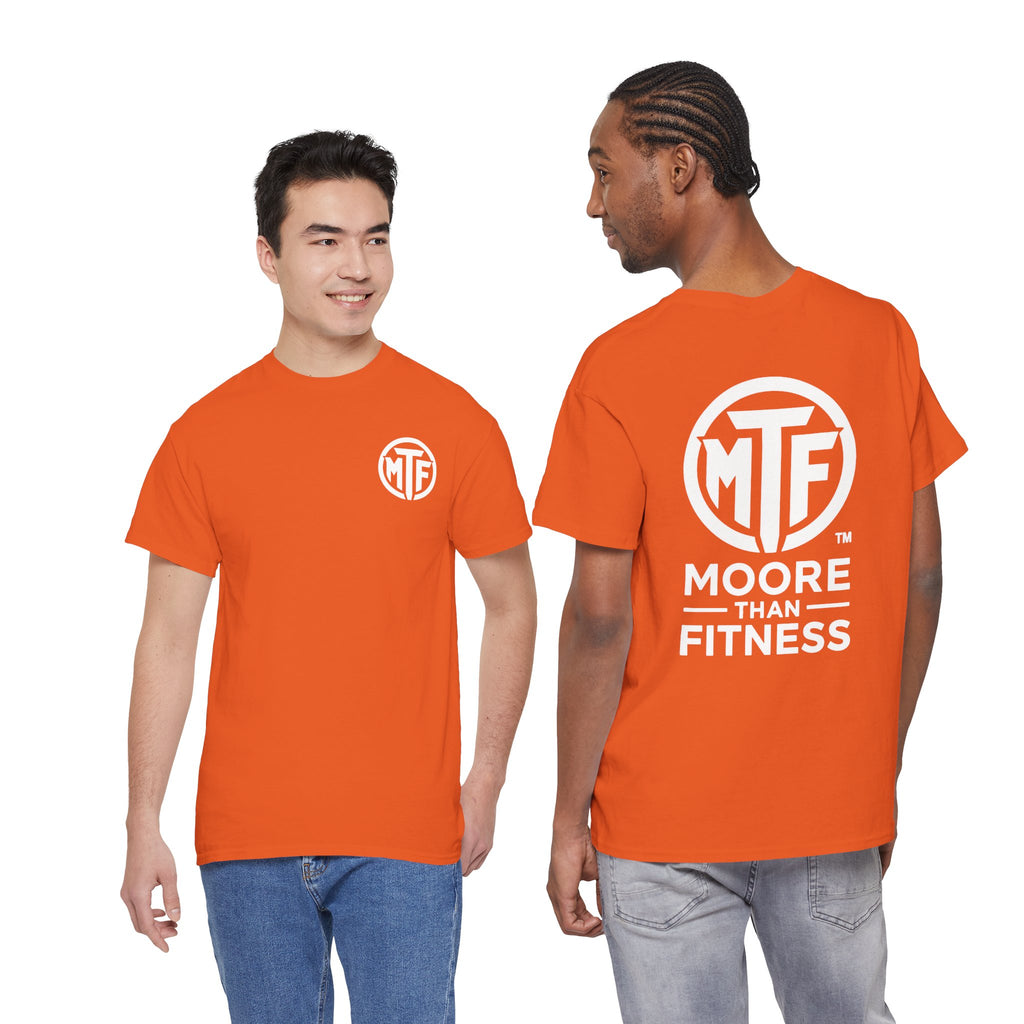 Moore Than Fitness Logo T‑Shirt — Gym Tee with MTF Emblem