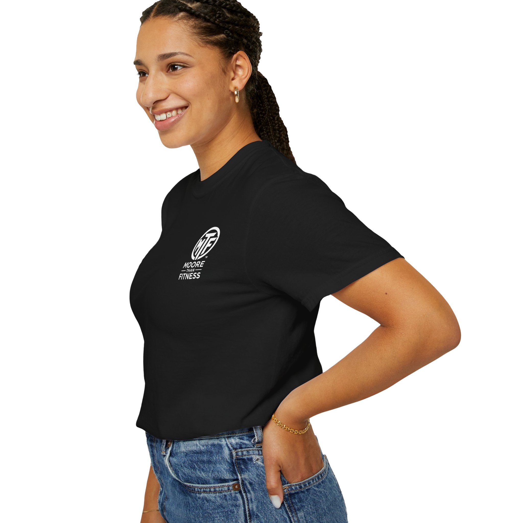 Discipline Builds Strength Purpose Builds Legacy T-Shirt — Moore Fitness Motivational Tee