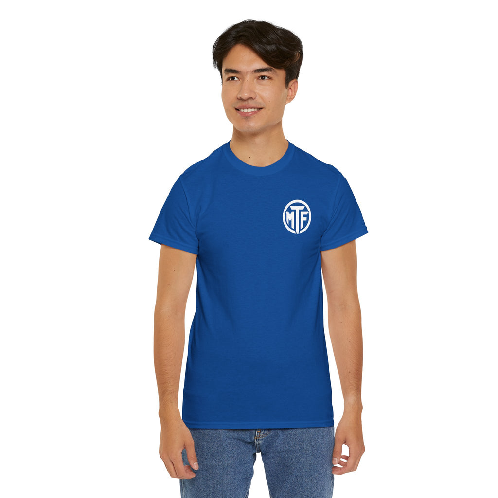 Moore Than Fitness Logo T‑Shirt — Gym Tee with MTF Emblem