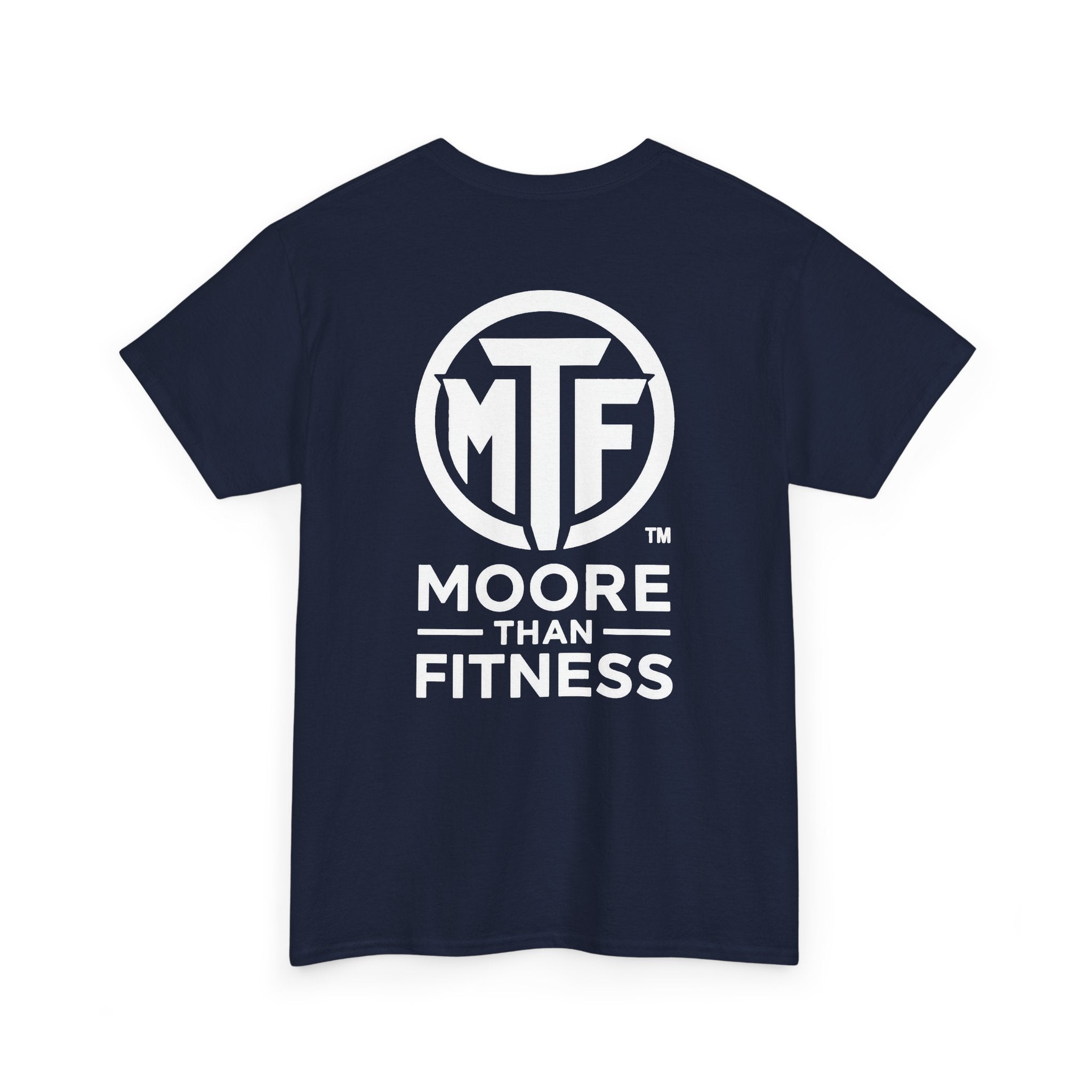 Moore Than Fitness Logo T‑Shirt — Gym Tee with MTF Emblem