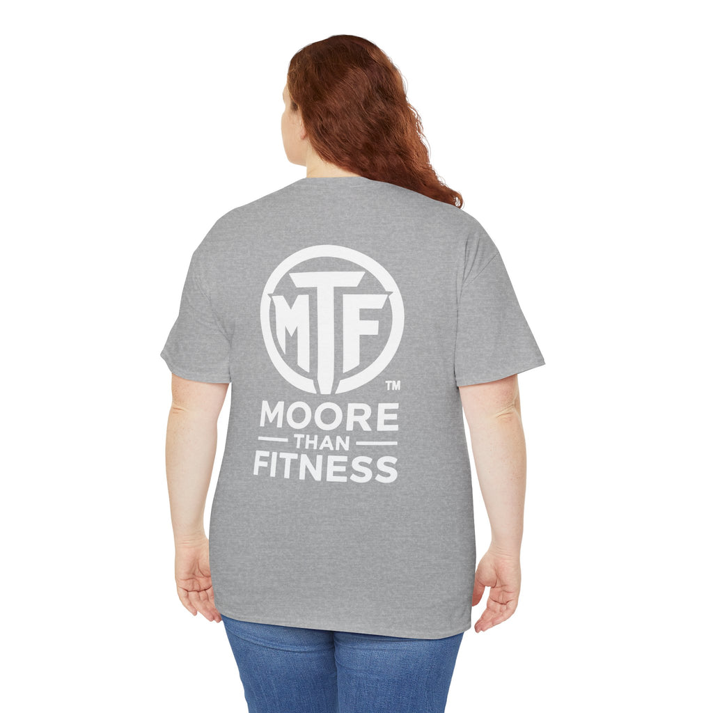 Moore Than Fitness Logo T‑Shirt — Gym Tee with MTF Emblem